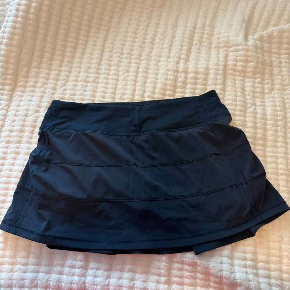 LuLuLemon NAVY pace rival tennis skirt